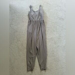 Beyond the Bump Taupe Jumpsuit